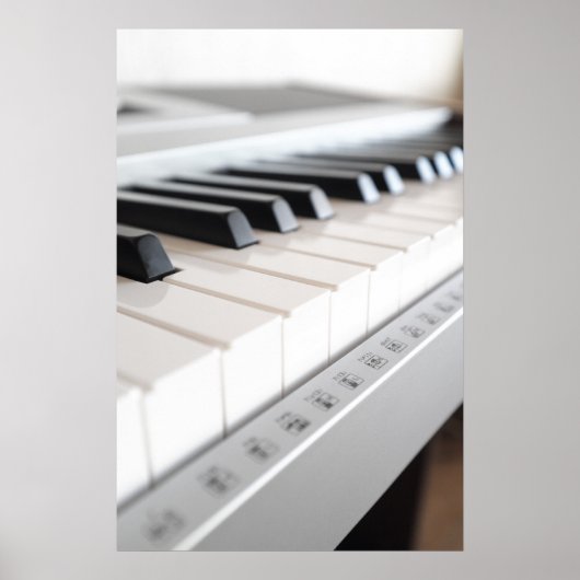 Digitaal pianotoetsenbord poster (Voorkant)