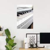 Digitaal pianotoetsenbord poster (Thuiskantoor)
