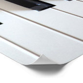 Digitaal pianotoetsenbord poster (Hoek)