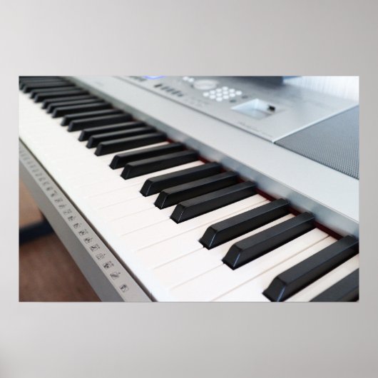 Digitaal pianotoetsenbord poster (Voorkant)