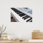 Digitaal pianotoetsenbord poster (Keuken)