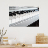 Digitaal pianotoetsenbord poster (Keuken)
