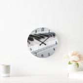 Digitaal pianotoetsenbord ronde klok (Huis)