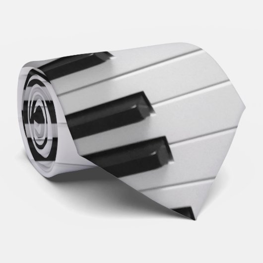 Digitaal pianotoetsenbord stropdas (Opgerold)