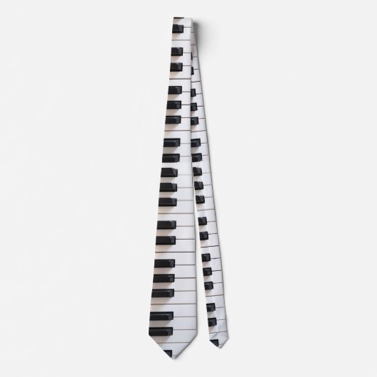 Digitaal pianotoetsenbord stropdas (Voorkant)