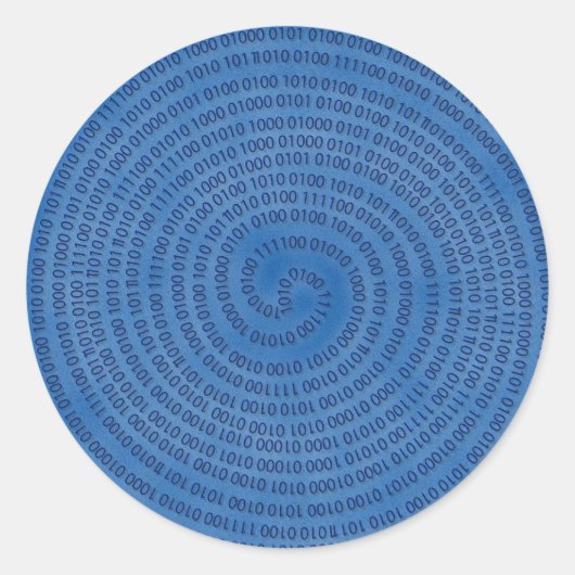 digitaal ronde sticker (Voorkant)