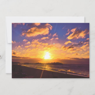 Digitaal schilderen - Verbazingwekkende zonsopgang