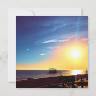 Digitaal schilderen - Zonnetijd over de westpier