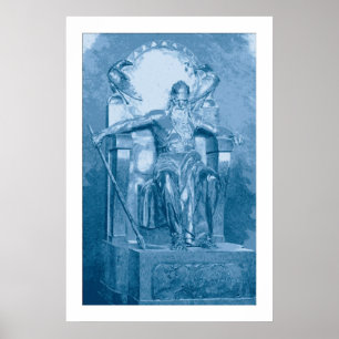 Digitaal schilderij: Odin Poster