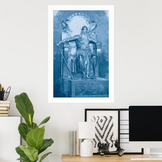 Digitaal schilderij: Odin Poster (Thuiskantoor)