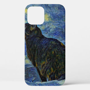 Digitaal schilderij Shambhala cat in Vincent Van G Case-Mate iPhone Case