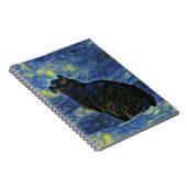 Digitaal schilderij Shambhala cat in Vincent Van G Notitieboek (Rechterzijde)