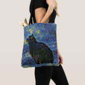 Digitaal schilderij Shambhala cat in Vincent Van G Tote Bag (Dichtbij)
