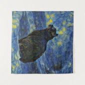 Digitaal schilderij Shambhala cat in Vincent Van G Wandkleed (Voorkant (horizontaal))