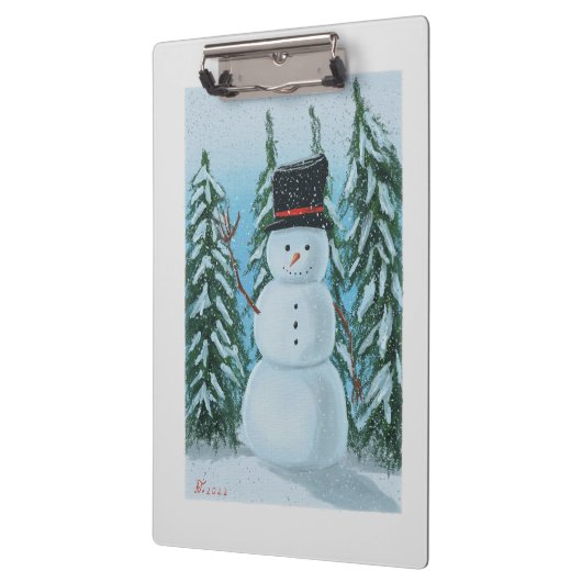 digitaal sneeuwschilderij klembord (Links)