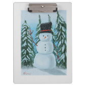 digitaal sneeuwschilderij klembord (Voorkant)