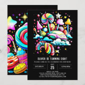 Digitaal Snoep Dream Birthday Kaart (Voorkant / Achterkant)