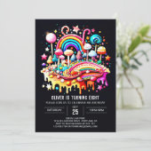 Digitaal Snoep Verjaardag Kaart (Staand voorkant)