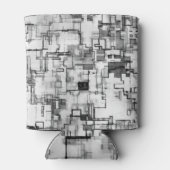 Digitaal stadscircuitontwerp blikjeskoeler (Achterkant)