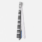 Digitaal Synthesizer Keyboard Necktie Stropdas (Voorkant)