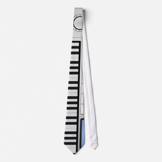 Digitaal Synthesizer Keyboard Necktie Stropdas (Voorkant)