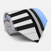 Digitaal Synthesizer Keyboard Necktie Stropdas (Opgerold)