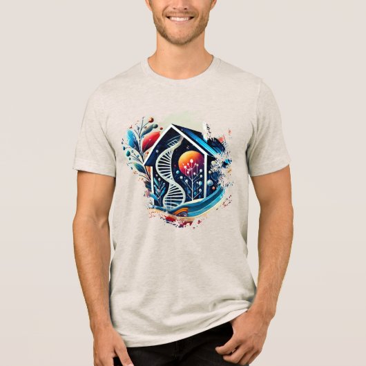 Digitaal T-shirt - Chrome House Art (Voorkant)