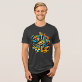 Digitaal T-shirt - Pixelated Dreams (Voorkant volledig)