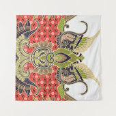 digitaal textielontwerp met prachtige decora wandkleed (Voorkant (horizontaal))