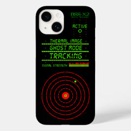 Digitaal Tracking Beveiligingssysteem Fake Surveil Case-Mate iPhone 14 Hoesje