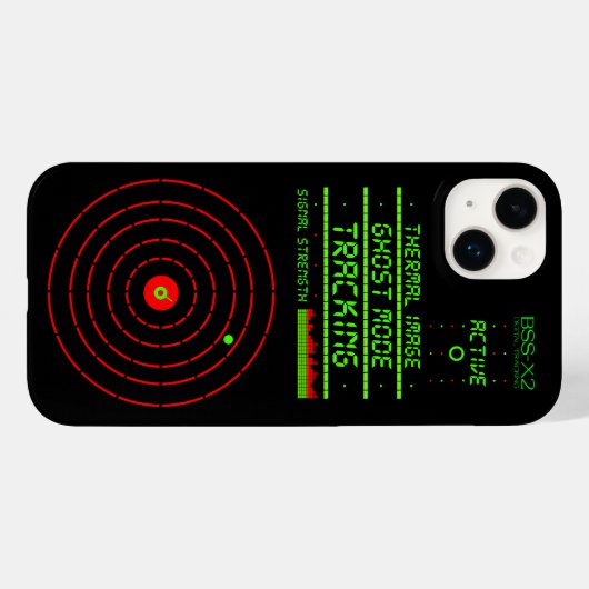 Digitaal Tracking Beveiligingssysteem Fake Surveil Case-Mate iPhone Case (Achterkant (horizontaal))