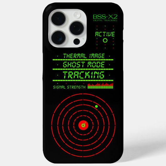 Digitaal Tracking Beveiligingssysteem Surveillance Case-Mate iPhone Case (Achterkant)