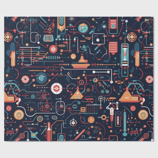 Digitaal transformatie inpakpapier (Vlak)