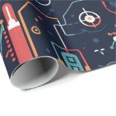 Digitaal transformatie inpakpapier (Rol Hoek)