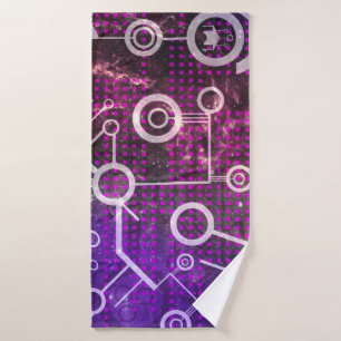 Digitaal universum badhanddoek