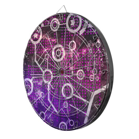 Digitaal universum dartbord (Voorkant Rechts)