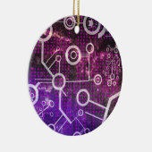 Digitaal universum keramisch ornament (Rechts)