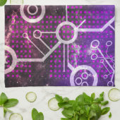 Digitaal universum theedoek (Gevouwen)