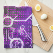 Digitaal universum theedoek (Quarter Fold)