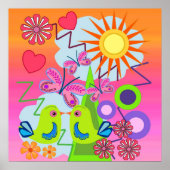 Digitaal vectorposter poster (Voorkant)