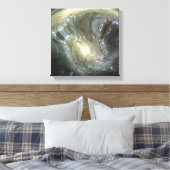 Digitaal veranderd melkwegstelsel canvas afdruk (Insitu (Slaapkamer))
