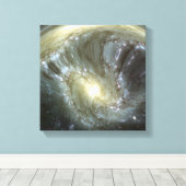 Digitaal veranderd melkwegstelsel canvas afdruk (Insitu (Houten vloer))