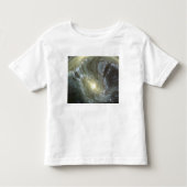 Digitaal veranderd melkwegstelsel kinder shirts (Voorkant)