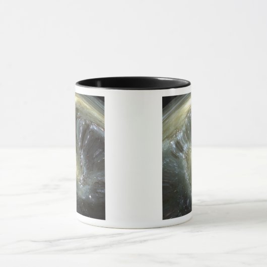 Digitaal veranderd melkwegstelsel mok (Midden)