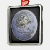 Digitaal verbeterd afbeelding van de Volledige Aar Metalen Ornament (Links)