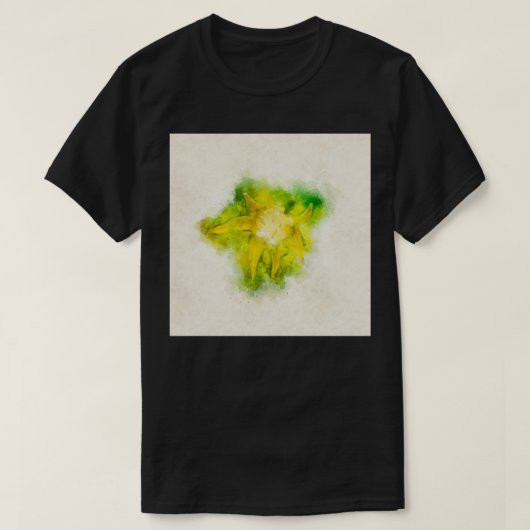 Digitaal verbeterd afbeelding van een gele tomaten t-shirt (Design voorkant)