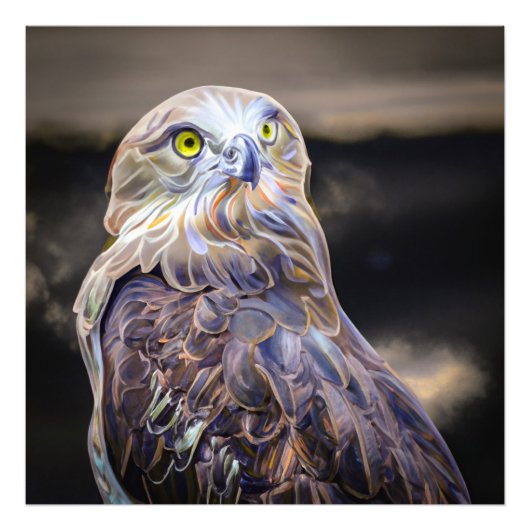 Digitaal verbeterd olieverf afbeelding van een kor foto afdruk (Voorkant)