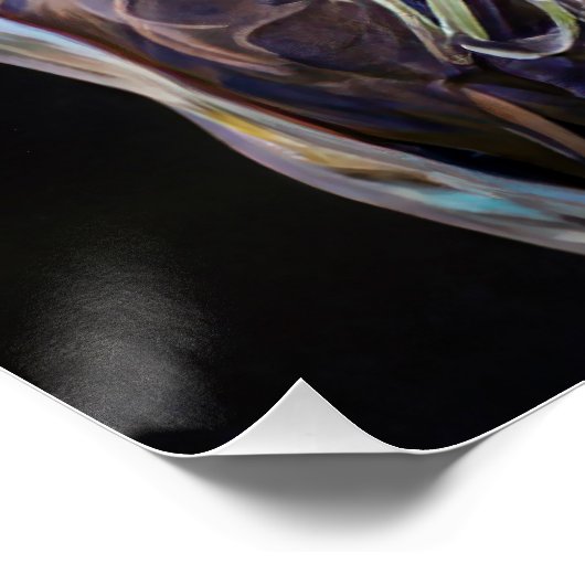 Digitaal verbeterd olieverf afbeelding van een kor perfect poster (Hoek)