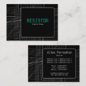 Digitaal verval visitekaartje (Voorkant / Achterkant)