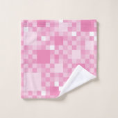 Digitaal Violet Pixelated Little Squares Bad Handdoek (Wasdoekje)